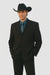 Men's Black Long  Fashion Dress Zoot suit