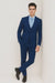 Men’s Royal Blue Modern Fit 3-Piece Vested Suit – Premium Formal Wear for Weddings & Business