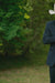 2 Button Vested Satin Trim Lapel Cowboy Tuxedo in Navy