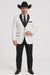 White Two toned Kids Sizes 2 Button Party Cheap Priced Business Suit Perfect For boys wedding outfits Clearance Sale & Tuxedo & Dinner Jacket Blazer W/ Black + Free Pant