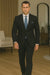 Black Extra Fine Poly-Rayon Summer Light Weight Fabric Cheap Priced Business Suits Clearance Sale