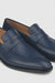 Calfskin Penny Loafer Navy By Mezlan Made In Spain Brand
