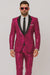 Mens Sequin Suit - Sparkly Suit - Pink Fabric Glitter Suit