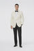 Ivory Paisley Shawl Lapel Tuxedo Jacket – Elegant Men’s Wedding & Prom Wear