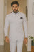 Apollo King Suit Men's 2 Pieces Nehru Style Suit Apollo King White