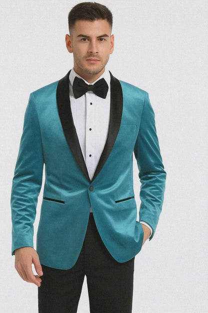 Black and Teal Tux for Every Occasion