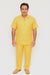 Mens Linen Walking Suit - Yellow Summer Outfit - Mens Linen Suit