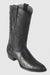 Los Altos Boots Lizard Teju R-Toe Black Cowboy Boots