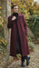 Men’s Full-Length Burgundy Overcoat – Microfiber 4 season fabric  Long Formal Coat with Classic Tailored Maxi Duster Coat