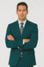Men's 2 Button Super Slim Fit Teal Blue ~  Cheap Priced Business Suits Clearance Sale Jacket & pants