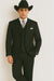 Classic Long Solid Black Fashion Suits