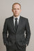Dark Navy Wide Pinstripe 2 Button Men's Suit - Dark Blue Suit
