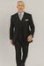 Mens Plaid Suit - Black Windowpane Suit - 1920 Suits