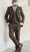 Linen Suit - Mens Summer Suits Brown Linen Color - Beach Wedding