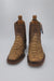 Square Toe Ankle Boots Python Print Oryx