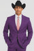 Men's Multi-Stage Party Cheap Priced Business Suit Clearance Sale Collection Purple Slim Fitted