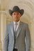 Western Suits For Wedding - Grey Western Tuxedo