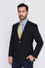 Men's Sport Coat Black Mantoni Suit - Signature Menswear Wool Fabric SuitsOutlet - Brand - High End Suits - High Quality Suits