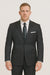 Dark Navy Wide Pinstripe 2 Button Men's Suit - Dark Blue Suit
