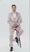Men’s Light Pink Dusty Rose -  Floral Tuxedo Suit – Luxury Satin Shawl Lapel 3-Piece Formal Wedding and Prom Suit in Blush Mauve color