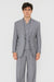 Tiglio Rosso Suit  - Classic Fit Athletic Cut 100% Wool Super 150s Italian Fabric Peak Lapel in Color Light Gray