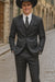 Western Suit - Trajes Para Hombres - Cowboy Formal Attire - Trajes De Novio - Notch Lapel Single Breasted Grey Suit