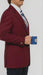 Ron Burgundy Suit - Light Burgundy Color Vested Suit
