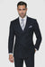Statement Men's 2 Piece 100% Wool Double Breasted Suit - Bold Pinstripe