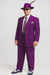 Purple Pinstripe Zoot Suit  3 Piece 1920s/1930s Gangster Outfit (Jacket and Pants and Vest)  Vintage Fashion