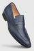 Calfskin Penny Loafer Navy By Mezlan Made In Spain Brand