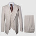 Suits With Baggy Pleated Pants - Wide Leg Pants 100% Wool - Classic Fit by Rossiman