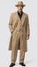 Men’s 1920s Beige Zoot Suit – Long Mafia Gangster Three-Piece Suit in Tan Khaki Color 40 inch Zuit Pachuco Suit