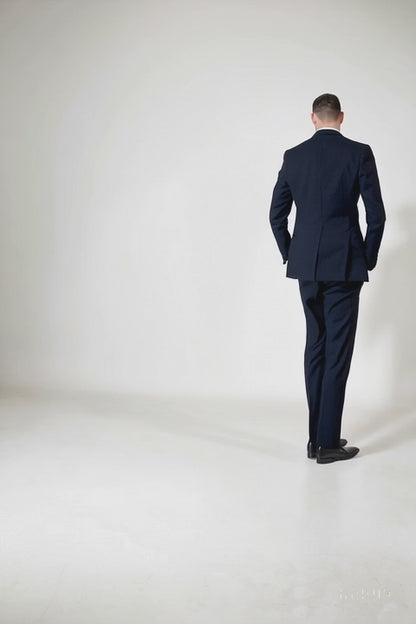 Western Suit - Trajes Para Hombres - Cowboy Formal Attire - Trajes De Novio - Slim Fit Western Navy