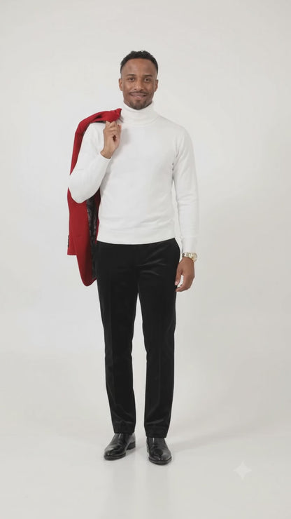 Velvet Pants Black