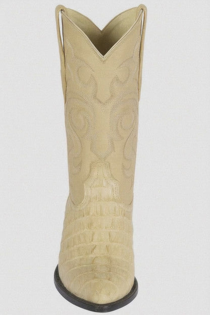 Botas de Cocodrilo - Caiman Cola Horma Puntal LAB