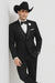 Western Suit - Trajes Para Hombres  - Cowboy Formal Attire - Trajes De Novio Black Single Breasted