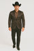 Men's Slim Fit Western Blazer Sport Coats Charcoal Sacos Vaqueros Para Hombre