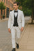 Wedding Tuxedo - Groom Suit - White and Black Prom Suit