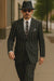Mens High Fashion Vested Black and White Pinstripe Zoot Suit For Sale ~ Pachuco Mens Suit Perfect for Wedding