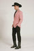 Men's Slim Fit Western Blazer Sport Coats Mauve Sacos Vaqueros Para Hombre