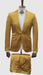 Sateen Suit - Shiny Suit - Gold Sharkskin Suit