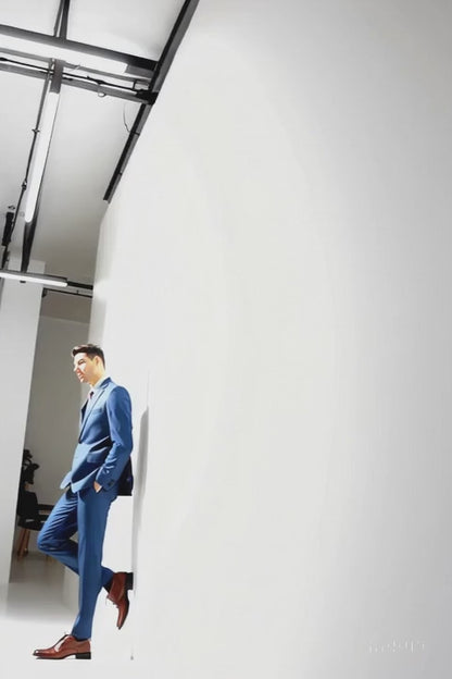 Brand: Caravelli Collezione Suit - Caravelli Suit - Caravelli italy Men's  Blue Suit
