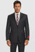 Mantoni Suit - Signature Menswear Wool Fabric SuitsOutlet - Brand Blue Multistripe Suit - High End Suits - High Quality Suits
