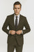 Giorgio Fiorelli Suit Men's Solid Olive Suit