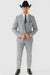 Western Suit - Trajes Para Hombres - Cowboy Formal Attire - Trajes De Novio - Grey