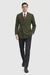 Mens Dark Green Winter Blazer - Hunter Sport Coat jacket Modern Fit 2 Buttons Style Notch