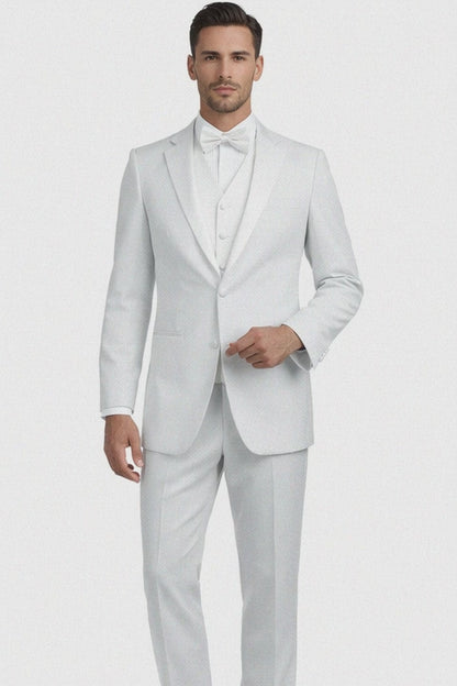 Giorgio Fiorelli Off White or Snow White Suits Modern Fit