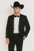 Western Suit - Trajes Para Hombres - Cowboy Formal Attire - Trajes De Novio - Shawl Lapel Black