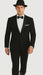 Slk3 Peak Collor One Button Super 120's Wool + Shirt + Bow Tie Suits