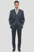 1920'S Gangster Bold Pinstripe Suit ~ Stripe Men'S Stripe Mars Dark Blue Fashion Vested Suit Pleated Pant
